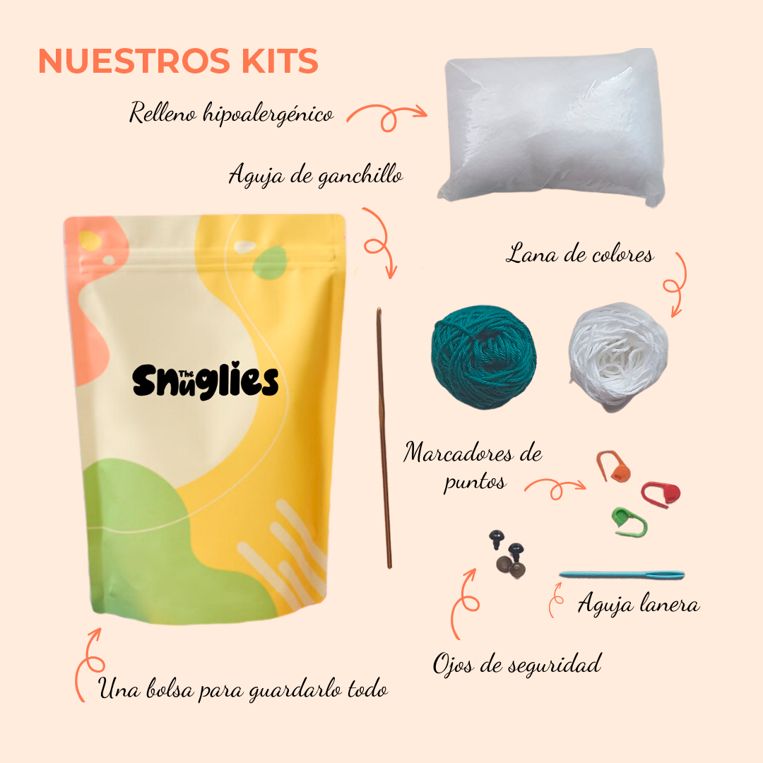 Kits para aprender crochet para principiantes - The Snuglies